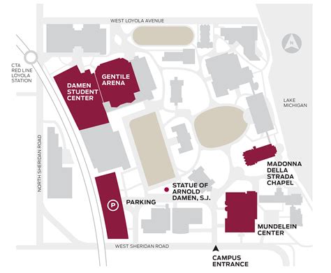 Loyola Maryland Campus Map Map Vector Map