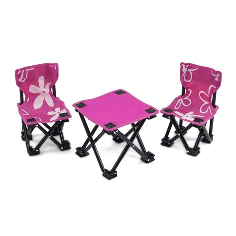 Buy Emily Rose 18 Inch Doll Accessories Flowered Doll Camping Chairs