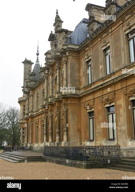 View Of The Back Of The Building That Faces The Parterre At Waddesdon