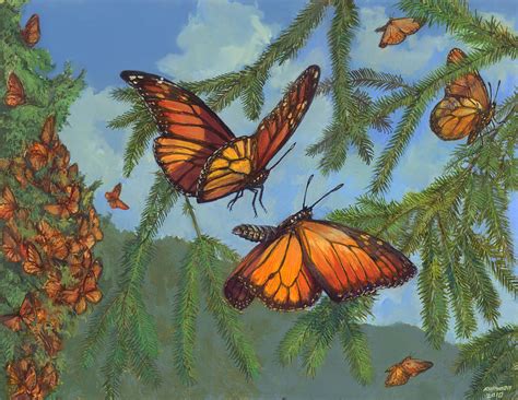 Monarch Butterfly The Journey Painting By Ace Coinage Painting By