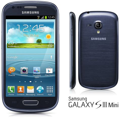 Samsung Galaxy S3 Mini Blue 4g Lte Android Smart Phone Att