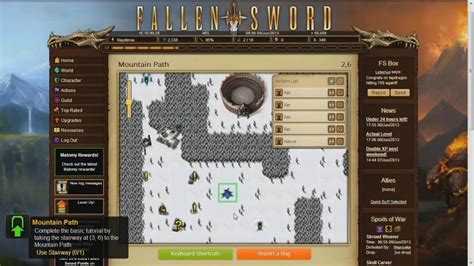 Fallen Sword Is An Online Browser Based Game Massively Multiplayer
