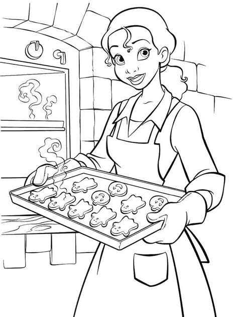 Princess And The Frog 6 Coloring Page Free Printable Coloring Pages