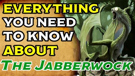 Jabberwock Dandd 5e Explained Everything You Need To Know Youtube