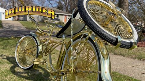 Gold Lowrider Bike Youtube