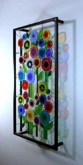 Art Glass Panels For Windows Ideas On Foter Fused Glass Wall Art