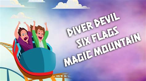 Diver Devil Sky Coaster Six Flags Magic Mountain Califórnia Youtube