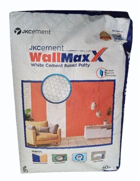40 Kg Jk Cement Wall Maxx White Putty At Rs 750bag In Patna Id