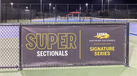United States Tennis Association Vinyl Banner Front Signs