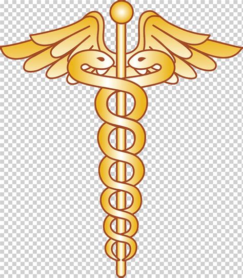 Logotipo Del Símbolo Médico Amarillo Personal Del Símbolo Médico De Hermes Medicine Símbolo