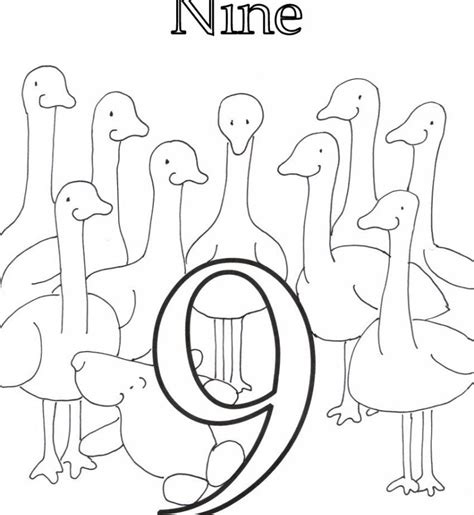 To print out your numbers coloring page, just click on the image you want to view and print the larger picture on the next page. Number 9 Coloring Page at GetColorings.com | Free ...