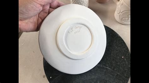 How To Make Plates On Plaster Molds Youtube