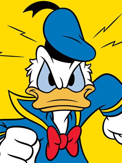 Donald Duck Mad Canvas Print The Art Group