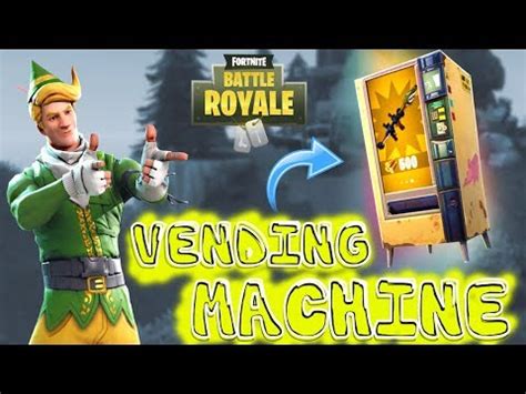 It's a handy way of getting tooled up if the luck of the draw hasn't gone your way and. NEW FORTNITE VENDING MACHINE! - YouTube