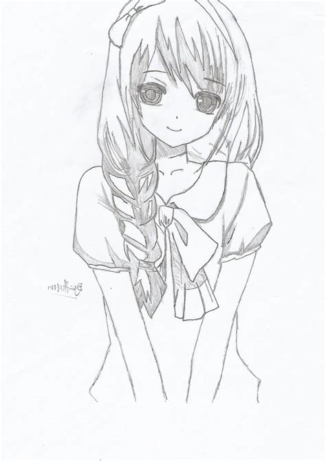 Anime Sketches Easy At Explore Collection Of Anime
