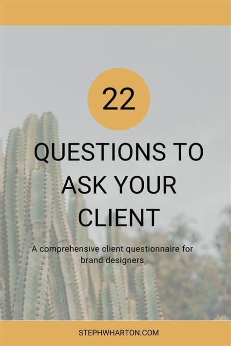 22 Questions To Ask Your Client Small Business Inspiration Business Growth Strategies Small