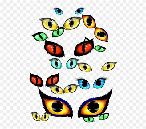 Download Clipart Library Spooky Free Download Best Halloween Cat Eyes