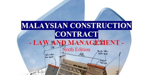 Standard construction contracts in malaysia issues and challenges by oon chee kheng be (civil), llb (hons), mba, clp, miem, peng(m) advocate and solicitor. Malaysian Construction Contract ...