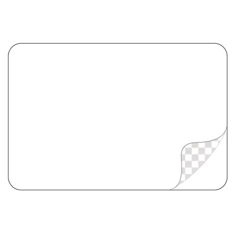 Rectangle Durable Printed Stickers Laminated Vinyl Labels