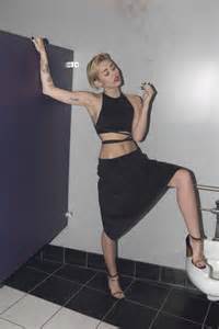 Miley Cyrus's Feet Miley cyrus looks like she's borrowed fiance liam's clothes.