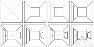 Linear perspective and atmospheric perspective. One Point Perspective Drawing Lessons : How to Draw ...
