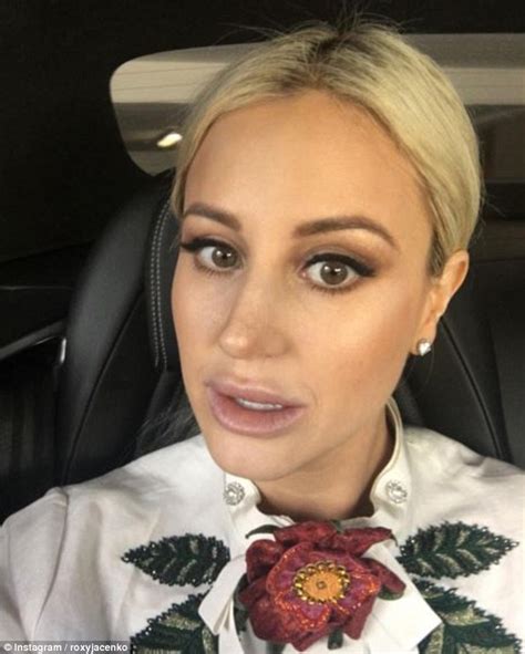 Has Roxy Jacenko Has Had Lip Fillers After Fuller Pout In Instagram