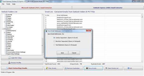 Outlook Email Address Extractor Software Email Extractor Outlook