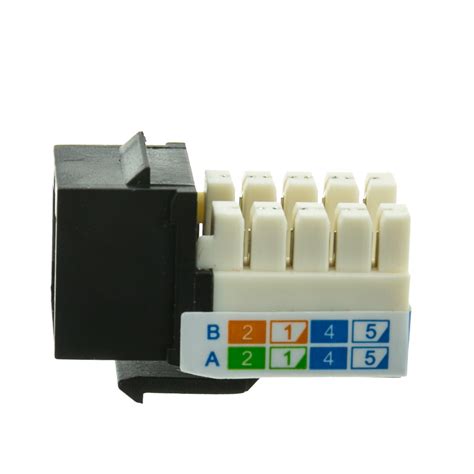 It is designed based on the industry standard keystone jack footprint with a 180° termination it is available in black or white colours, with a wiring diagram and a protection cap. Cat6 Keystone Jack Wiring Diagram - Wiring Diagram Schemas