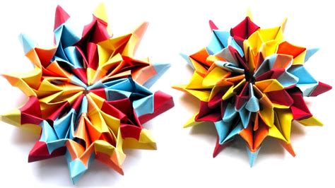 This is a beautiful design called mandala. Origami Mandala Schwan - How To Make A Paper Rainbow ...