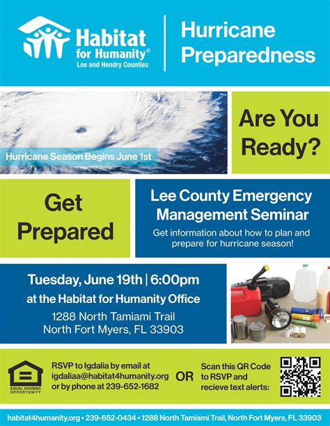 Habitat And Lee County Ems Offer Hurricane Preparedness Seminar