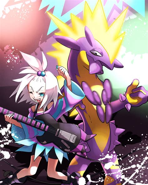 Roxie Toxtricity And Toxtricity Pokemon And More Drawn By Aria