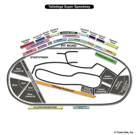 Talladega Interactive Seating Chart Awesome Home