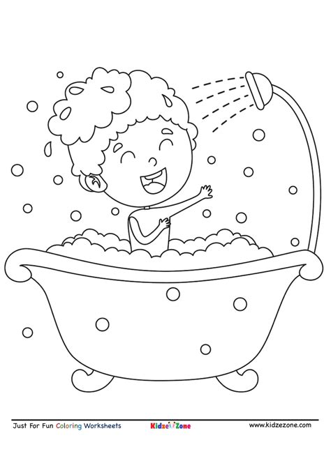 Hot Tub Coloring Coloring Pages