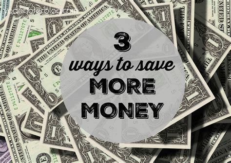 3 More Ways to Save Money - yodertoterblog