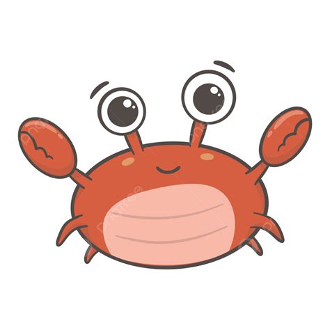 Cute Cartoon Crabs Crab Cute Cartoon Png Transparent Clipart Image