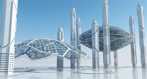 Futuristic Skyscraper Hd 16 Wirecase