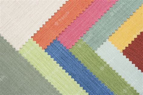 premium photo multi color fabric texture samples