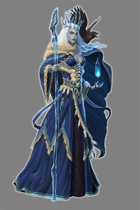 Image Result For Pathfinder Winter Witches Queen Drawing Fantasy