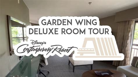 Garden Wing Deluxe Room Tour Disneys Contemporary Resort