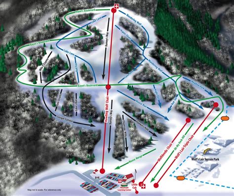 Utah Ski Maps Nordic Valley Ski Resort Trail Map