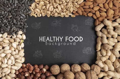 Download Free PSD | Healthy nuts assortment mock-up