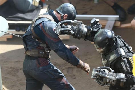 Watch Captain America And Crossbones Fight On Set Of Civil War Daily Star
