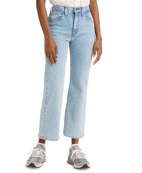Levis Womens High Waist Cropped Flare Jeans Macys