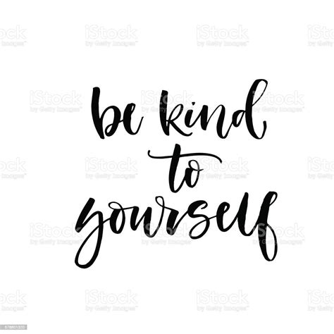 Be Kind To Yourself Card Stock Illustration Download Image Now