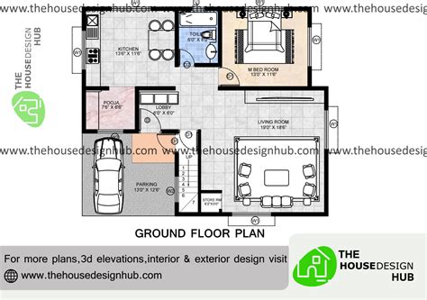 40x80 3200 Sqft Duplex House Plan 2 Bhk East Facing Floor Plan With