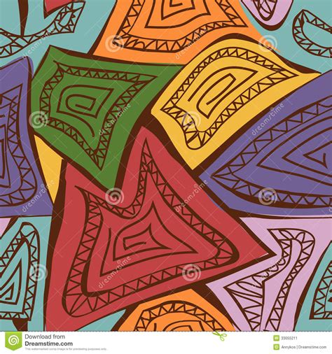 Abstract Geometric Seamless Pattern Stock Vector