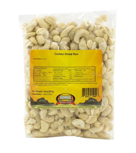 Business of cbd in food & beverages. Sunrise Natural Foods Raw Cashew - Shop Nuts & Seeds at H-E-B