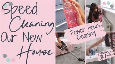 Cleaning My New House Power Hour Speed Clean With Me Laundry Routines Mummy Of Four Uk