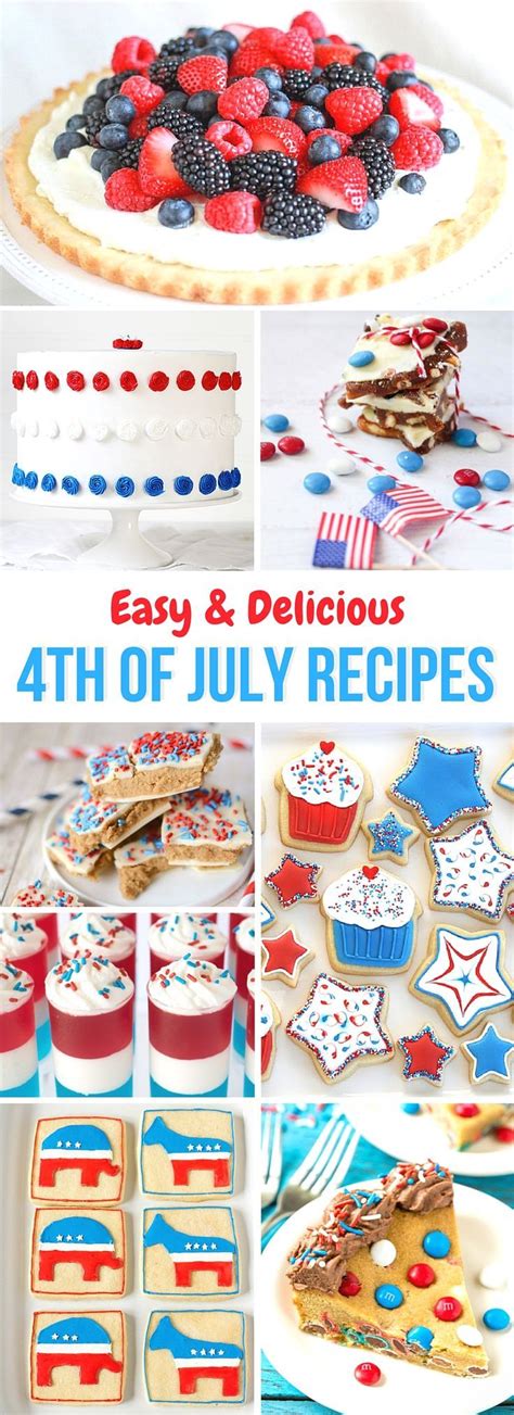 30 Easy And Delicious 4th Of July Recipes 4th Of July Patriotic