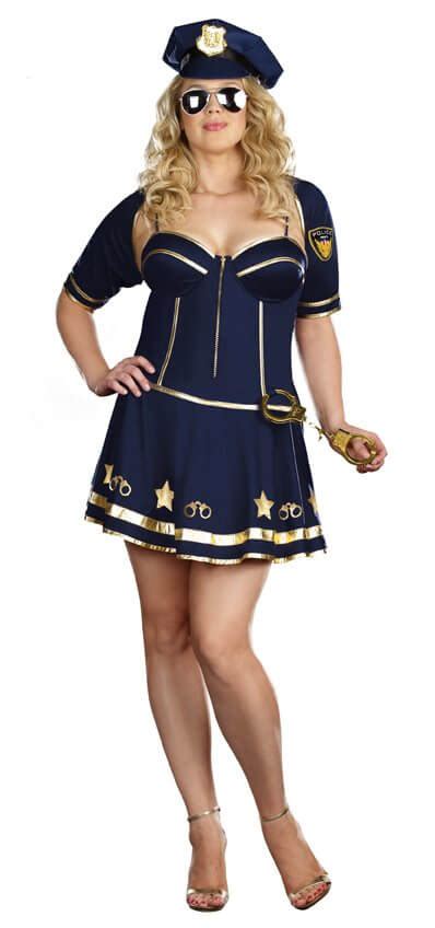 Dreamgirl On Duty Cutie Sexy Cop Costume Plus Size